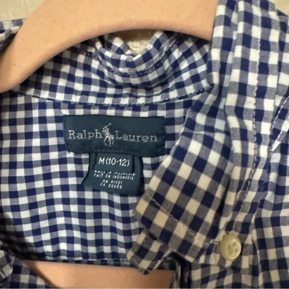 Polo by Ralph Lauren Boys Blue Checkered Shirt